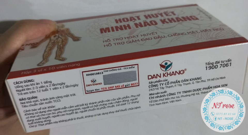 Hoạt huyết minh não khang - Dân Khang