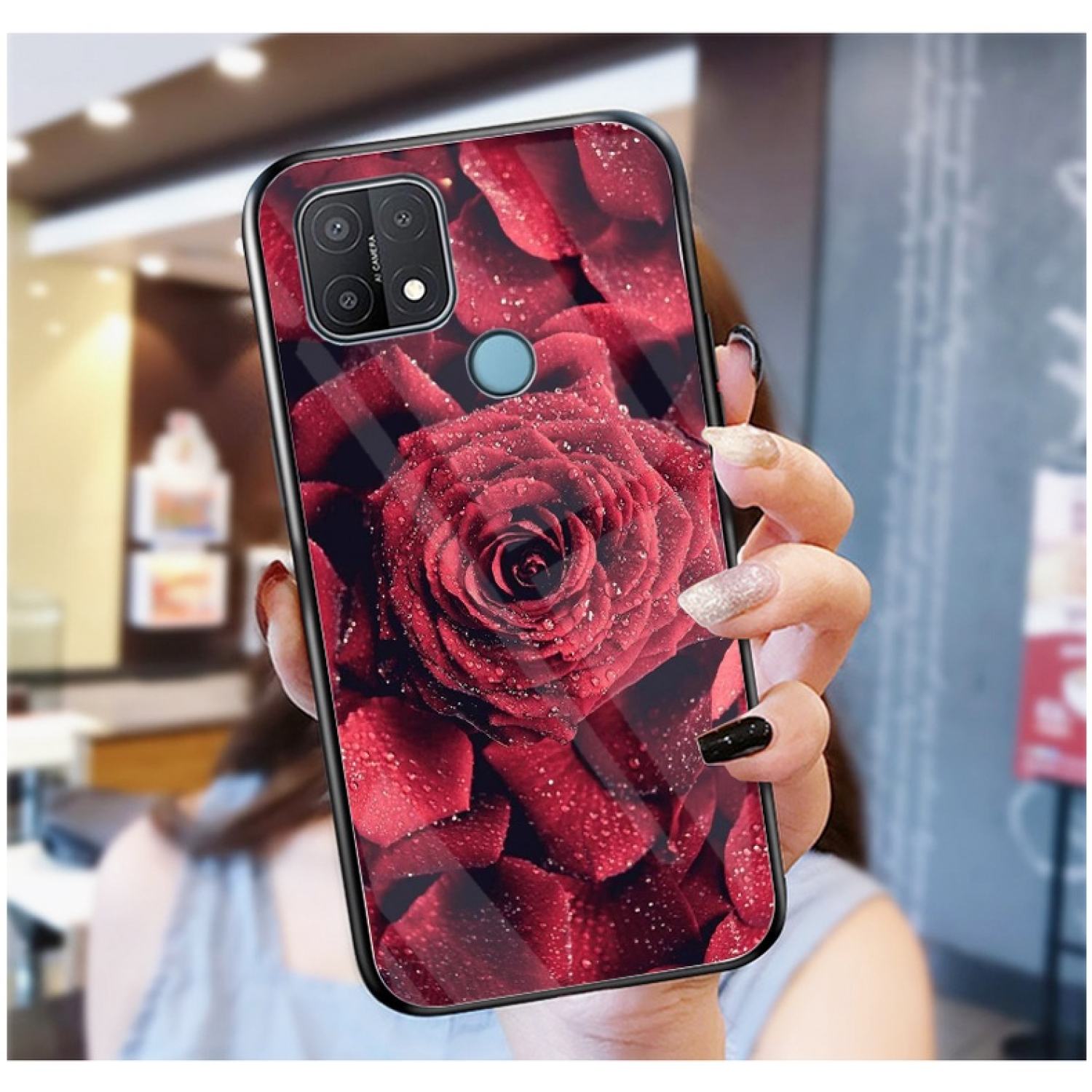 Ốp lưng oppo a15/a15s ốp kính bóng cao cấp mới ƞhất