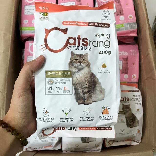Thức ăn hạt CATSRANG cho mèo mọi lứa tuổi 400gr - [Nông Trại Thú Cưng]