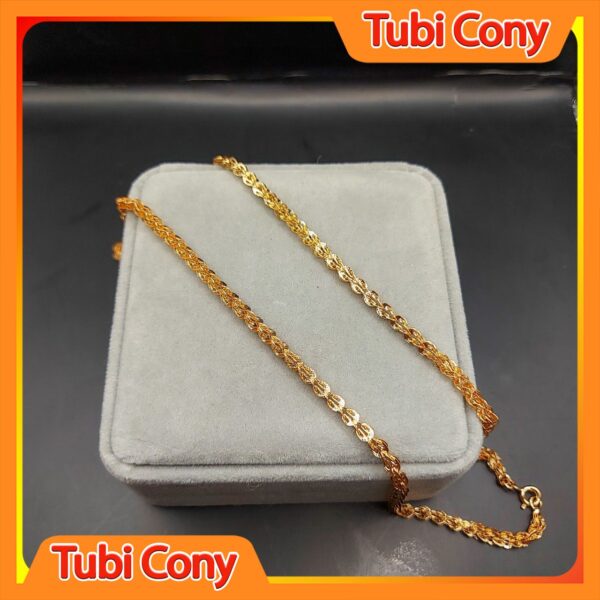 [ Siêu  phẩm model ] Dây Chuyền Nữ Xi Mạ 18K 057R0612106  Hình Đuôi Phụng  trang sức nữ, dây chuyền đẹp