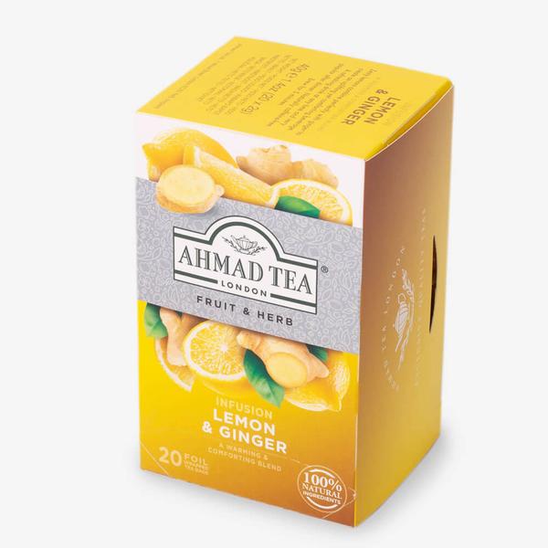 TRÀ AHMAD ANH QUỐC - GỪNG- Lemon & Ginger - Nên sử dụng hàng ngày