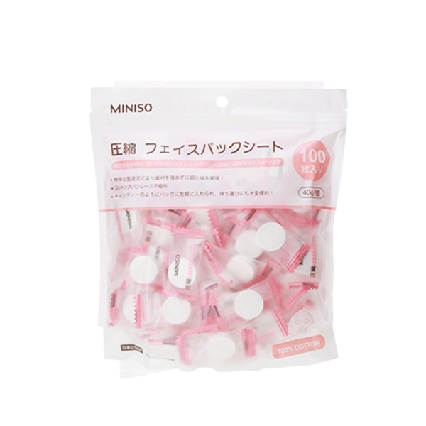 Mặt nạ nén Miniso Nhật Bản 100 viên
