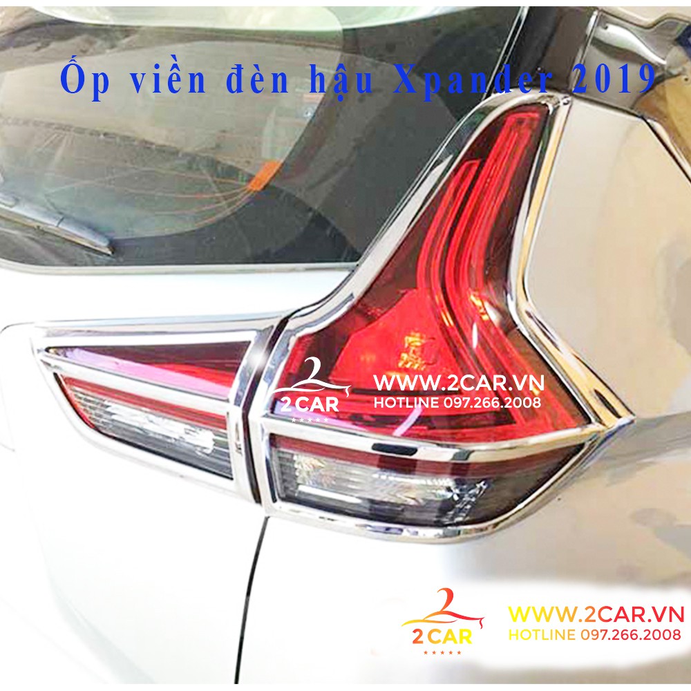 Ốp viền đèn Pha, hậu xe Mitsubishi Xpander 2018- 2019 2020 2021 MẠ CROM cao cấp
