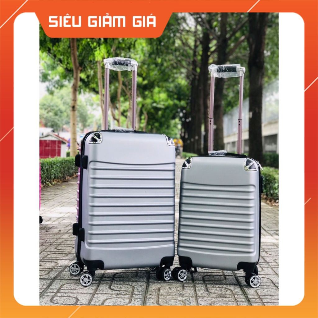 VALI Du Lịch size20+ size 24 Vali kéo Du Lịch Đựng Đồ Thời trang Bọc góc chống va đập, chống trầy xước siêu Bền