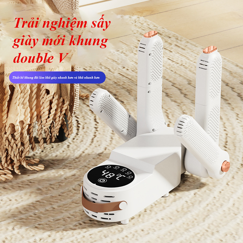 Máy sấy giày khử mùi hiệu quả bằng tia cực tím cao cấp máy hong khô giầy tất găng tay đa năng chống hôi chân tiết kiệm thời gian giúp đôi giày luôn mới sạch sẽ và thoải mái