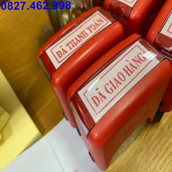 Khắc con dấu, dấu mộc đã thu tiền