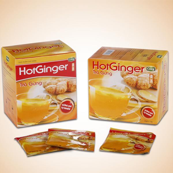 TRÀ GỪNG COZY HÒA TAN HOT GINGER  10gói