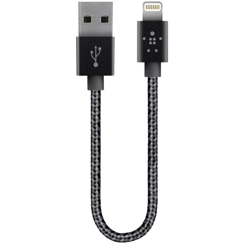 Cáp sạc Lightning Belkin dây dù chống đứt chống rối 15cm
