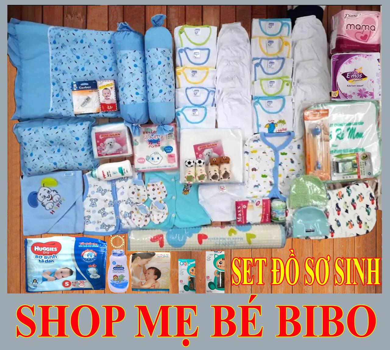 Set Đồ Sơ Sinh Tiết Kiệm Đầy Đủ Cho Bé Trai