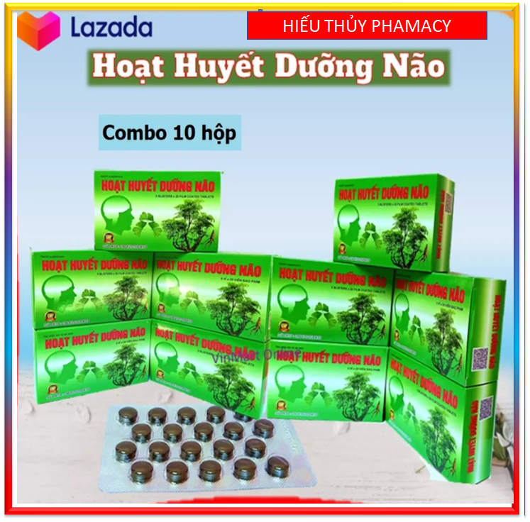 Combo 10 Hộp Hoạt Huyết Dưỡng Não Đại Uy