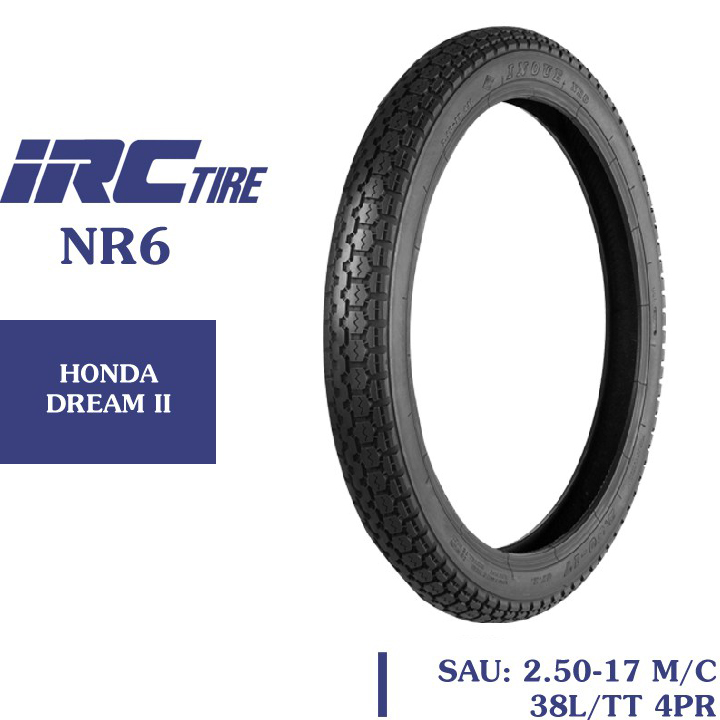Lốp xe máy Inoue (IRC) cho xe Honda Dream