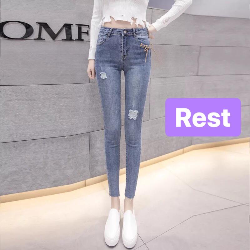 QUẦN JEAN NỮ CHẤT BÒ CAO CẤP XANH LƯNG CAO HOT GIRL TT-86 EVEREST FASHION