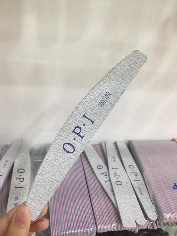 (lẻ 1 cái) Dũa móng OPI làm nail 100/180