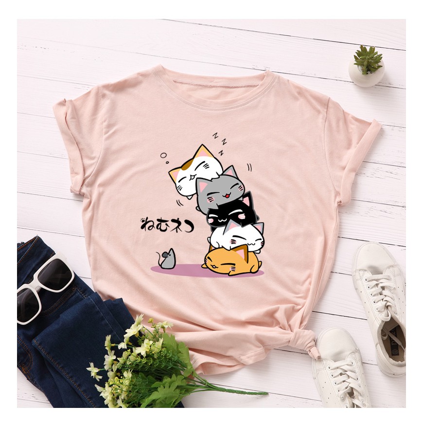 Áo phông 5 mèo và chuột HARI0320
