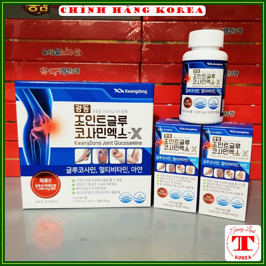 Bổ khớp hàn quốc Kwangdong thượng hạng, hộp 180 viên - Viên bổ khớp bổ sung vitamin, giúp sụn khớp chắc khỏe, tranglinhkorea