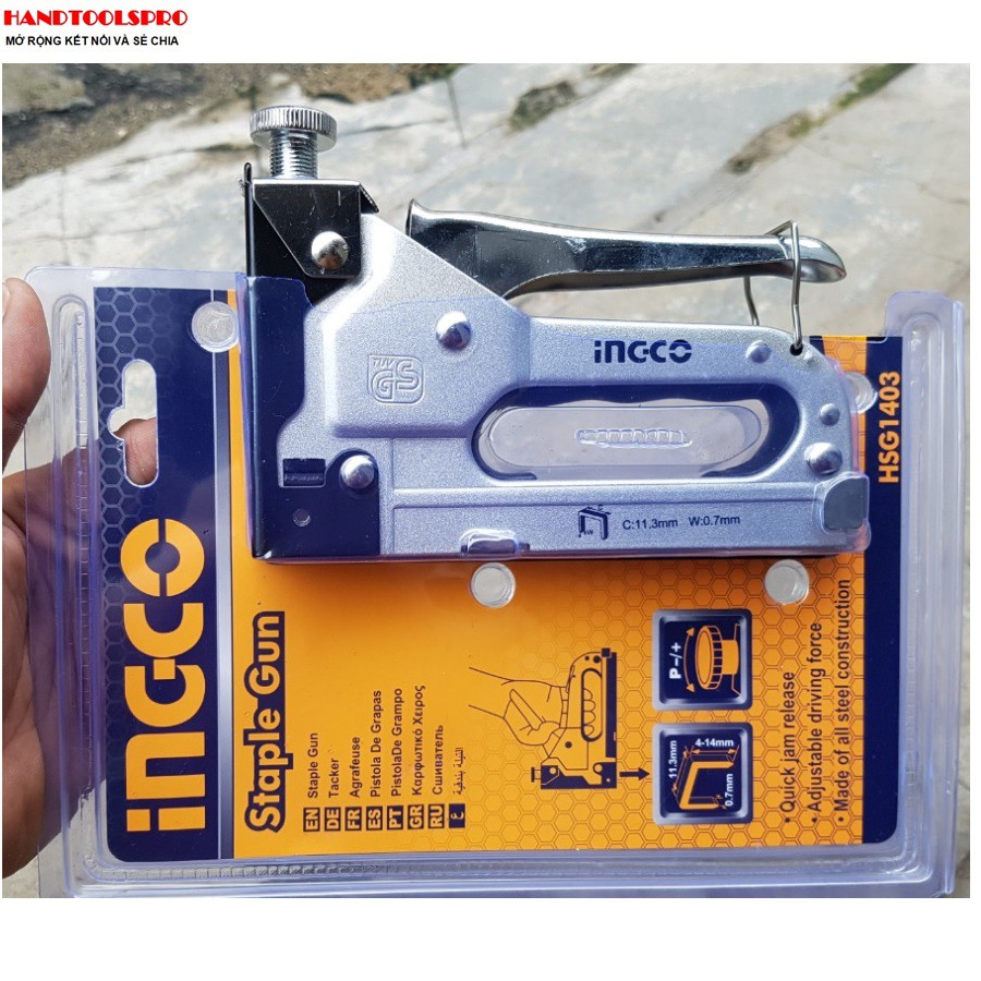 4-14mm Kìm bấm ghim INGCO HSG1403