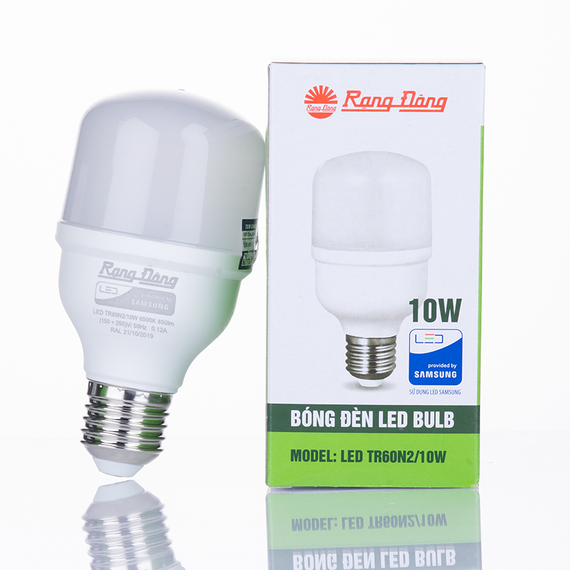 Bóng đèn Led Bulb trụ TR60N2 10W Rạng Đông