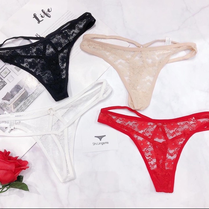 quần lọt khe ren dây [Shi.Lingerie]