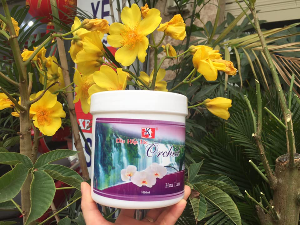Kem ủ tóc hấp dầu xả tóc Hoa Lan LK Mềm Mượt 1000ml