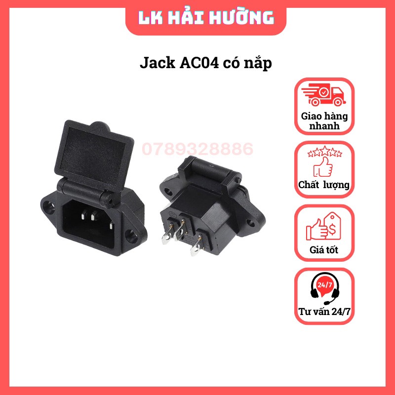 Jack nguồn DC 5.5*2.1mm, 5.5*2.5mm các loại