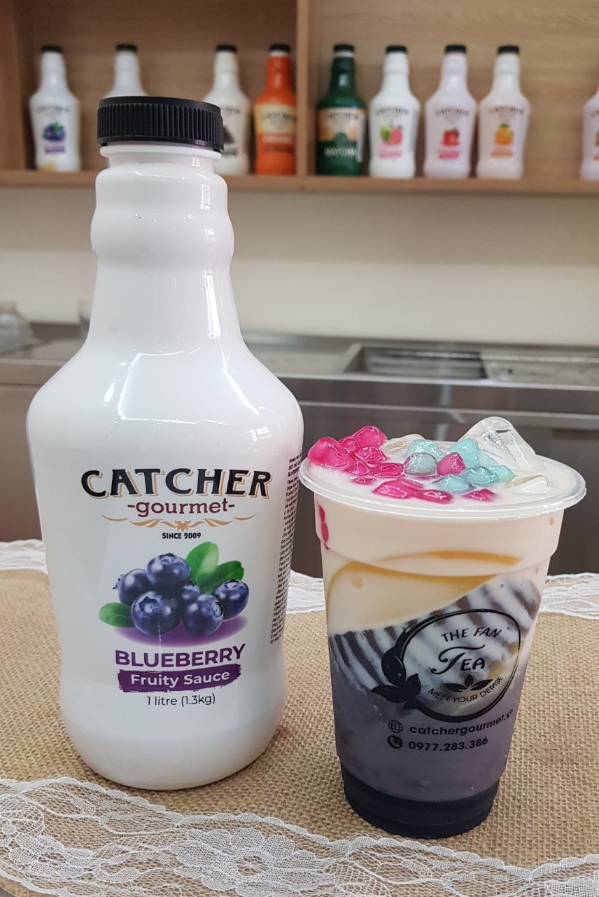 Sốt Việt Quất - Bluebery Fruity Sauce 1 lít (1.3 kg)