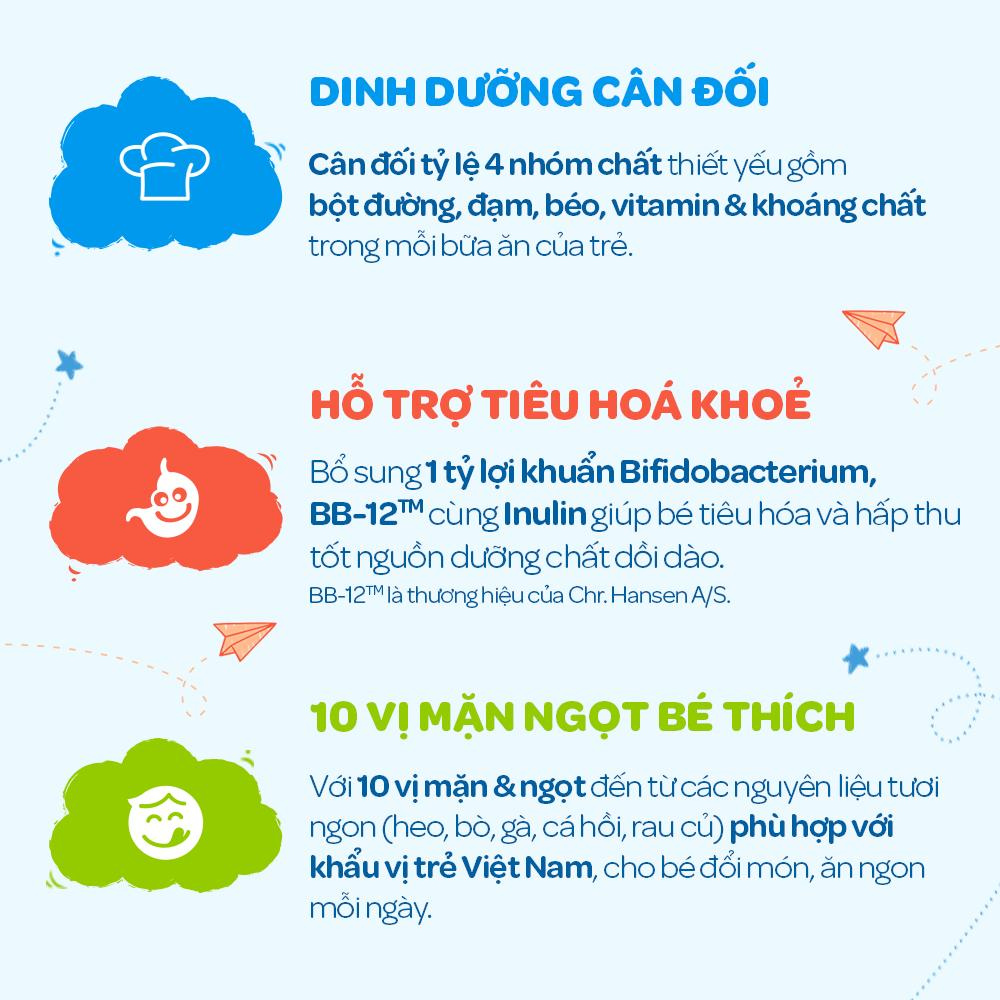 [HCM]Bột Ăn Dặm RiDielac đủ vị - Hộp Giấy 200g