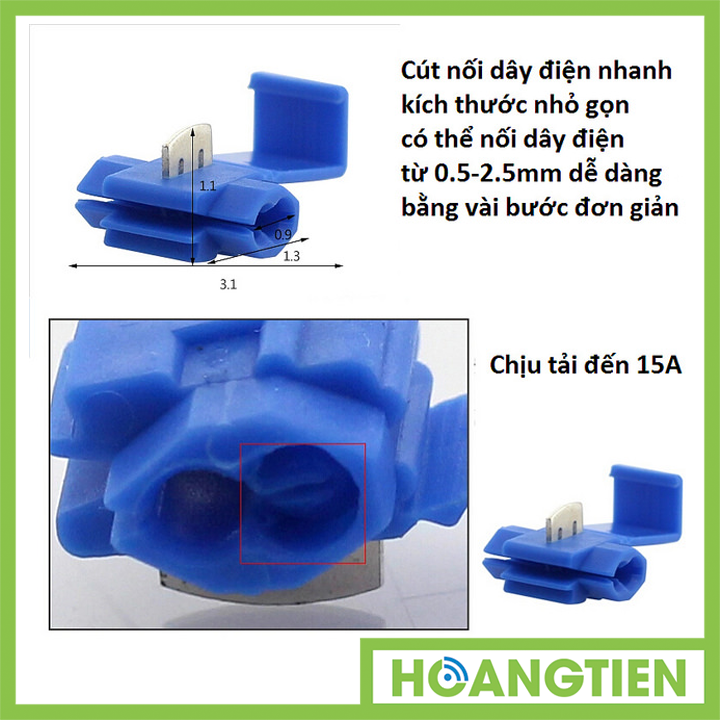 [HCM]Bộ 10 Cút nối dây điện nhanh HT-802