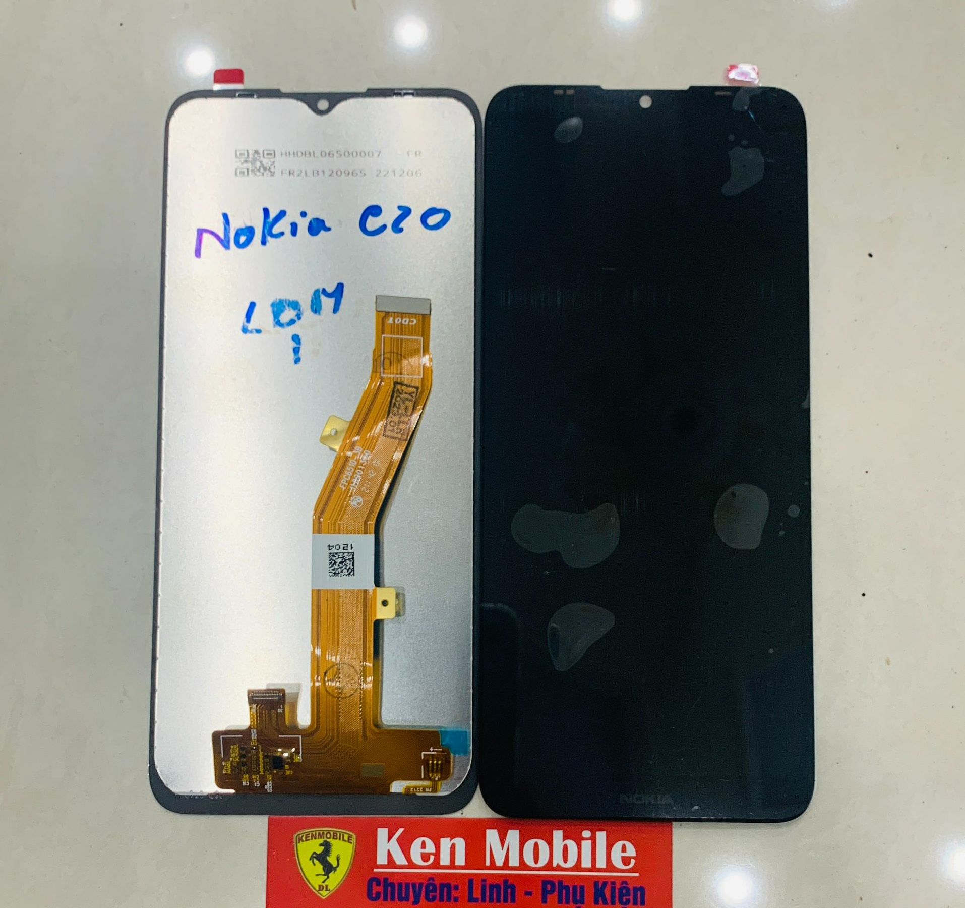 Màn hình nguyên bộ nokia c20, loại zin new
