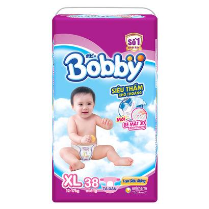 Tã Dán Bobby Size S56/ M48/ L42/ XL38 - (Mẫu Mới)