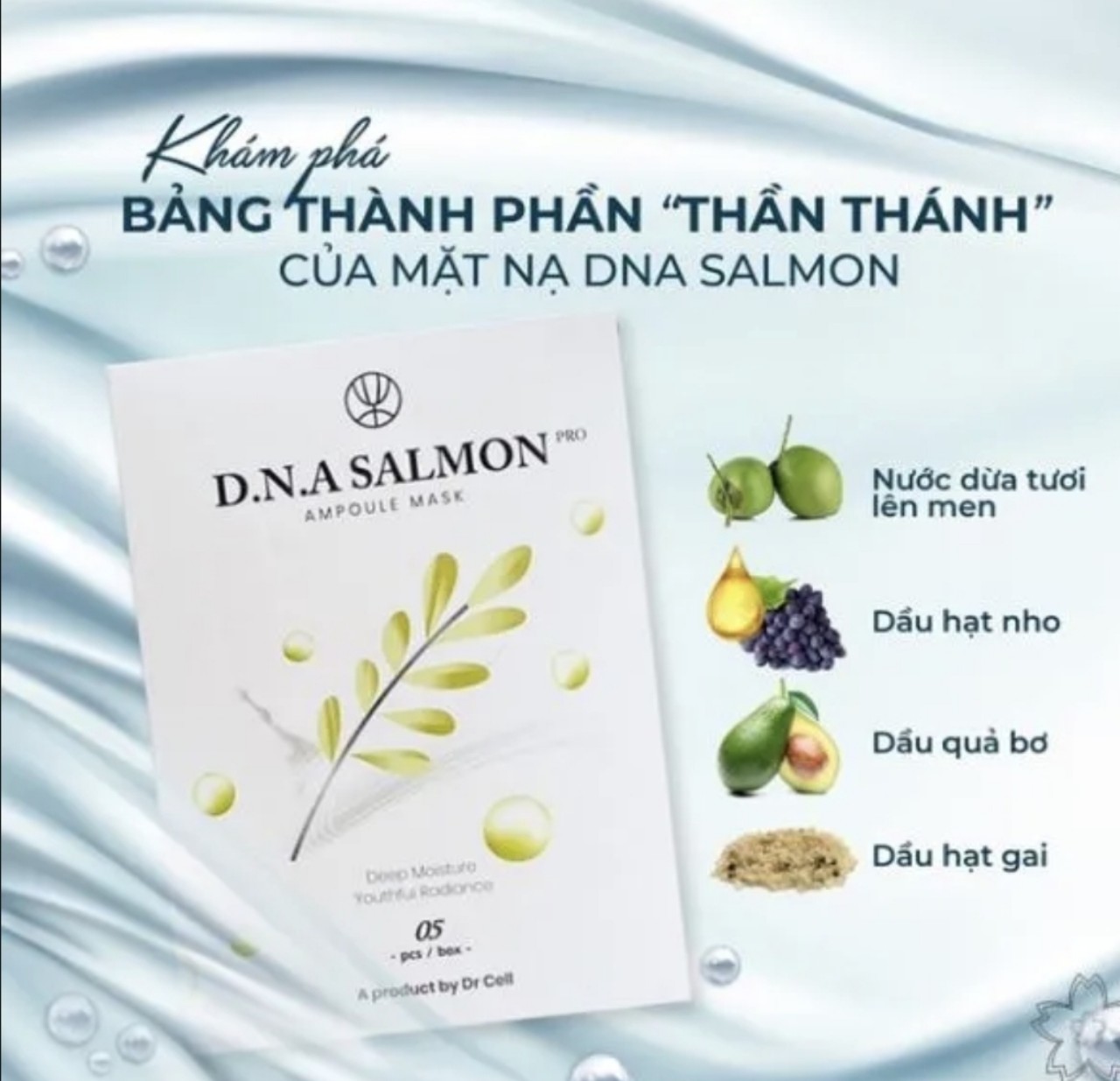 Mặt nạ dừa dr cell chính hãng