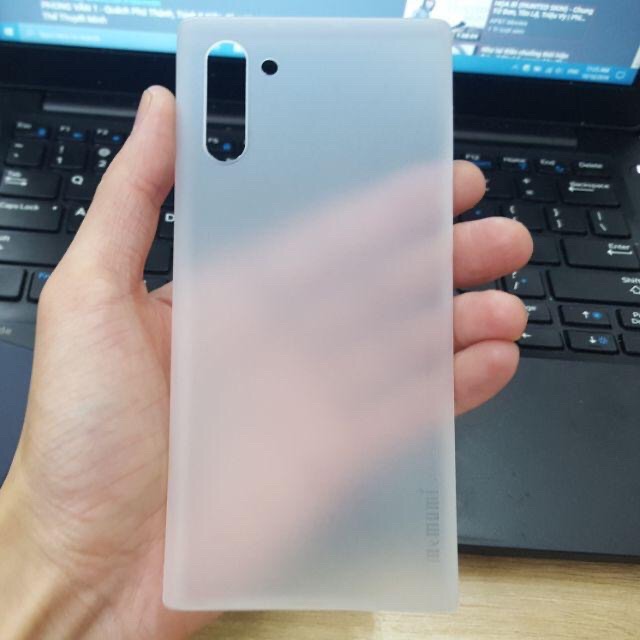 Ốp lưng samsung note 10 siêu mỏng chính hãng memumi
