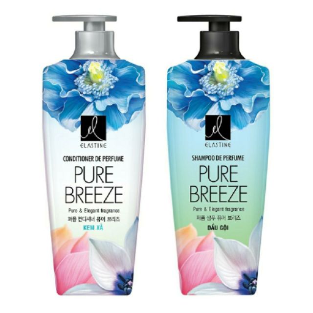 [HCM]Dầu Xả Elastine Pure Breeze 600g