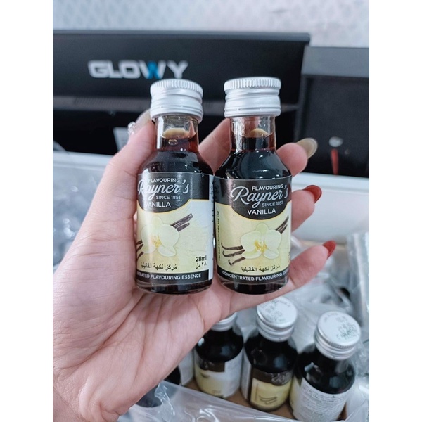 Vanilla Rayners chai nhỏ 28ml, hương vani làm bánh