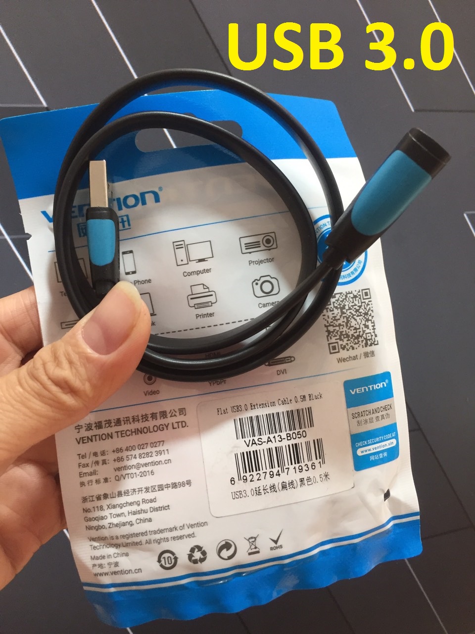 [HCM]Cáp nối dài USB 3.0 Vention