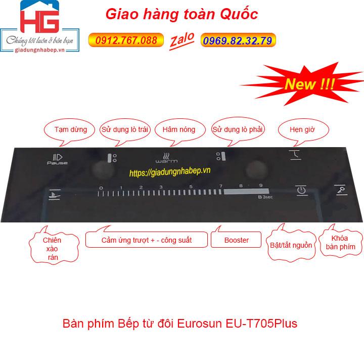 Bếp từ đôi Eurosun EU-T705Plus