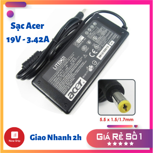 [HCM]Sạc Laptop Acer 19V - 342A - 65W