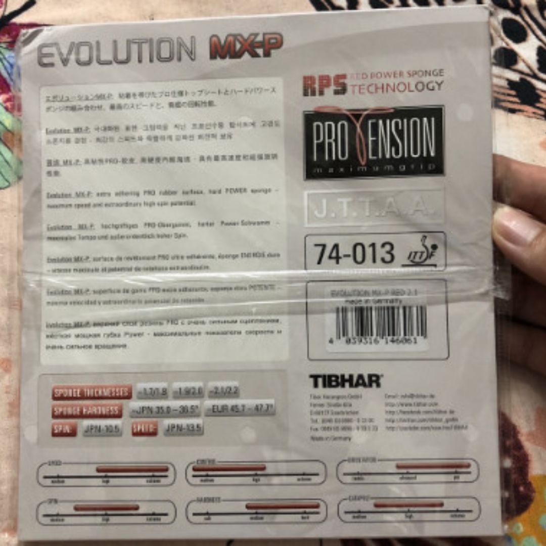 Mặt vợt bóng bàn Tibhar Evolution Mx-P