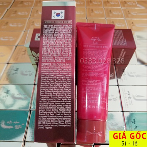 Sữa Rửa Mặt Hồng Sâm Đỏ Hàn Quốc My Gold
