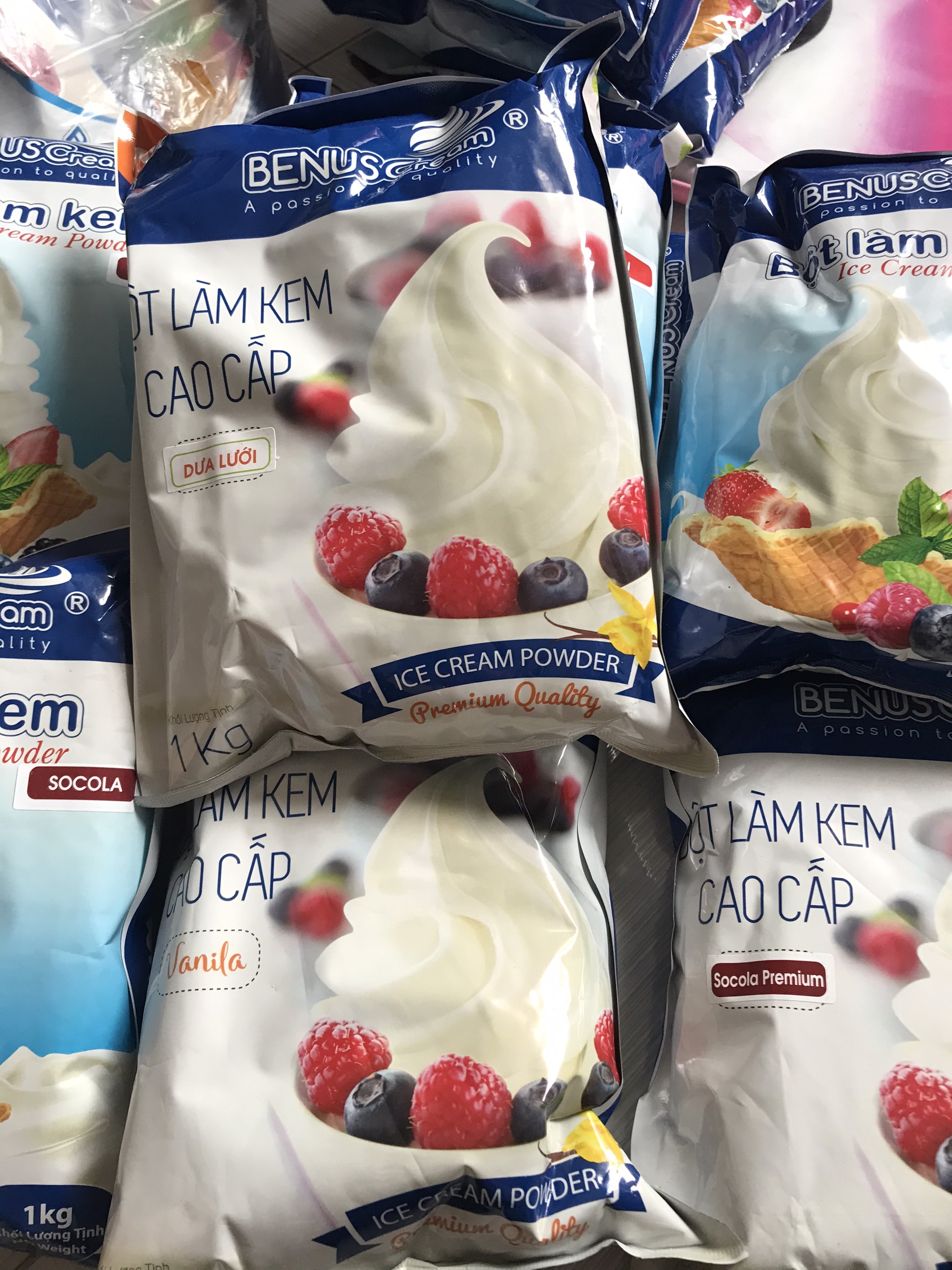 Bột Làm Kem Tươi Cao Cấp Kem Đào