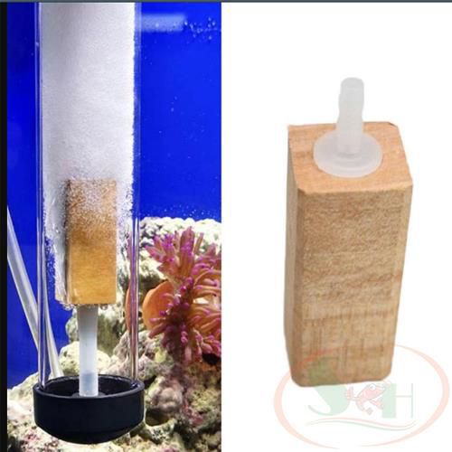 Đầu sủi oxy gỗ bọt mịn khuếch tán oxy hòa tan protein skimmer bể cá tép thủy sinh san hô