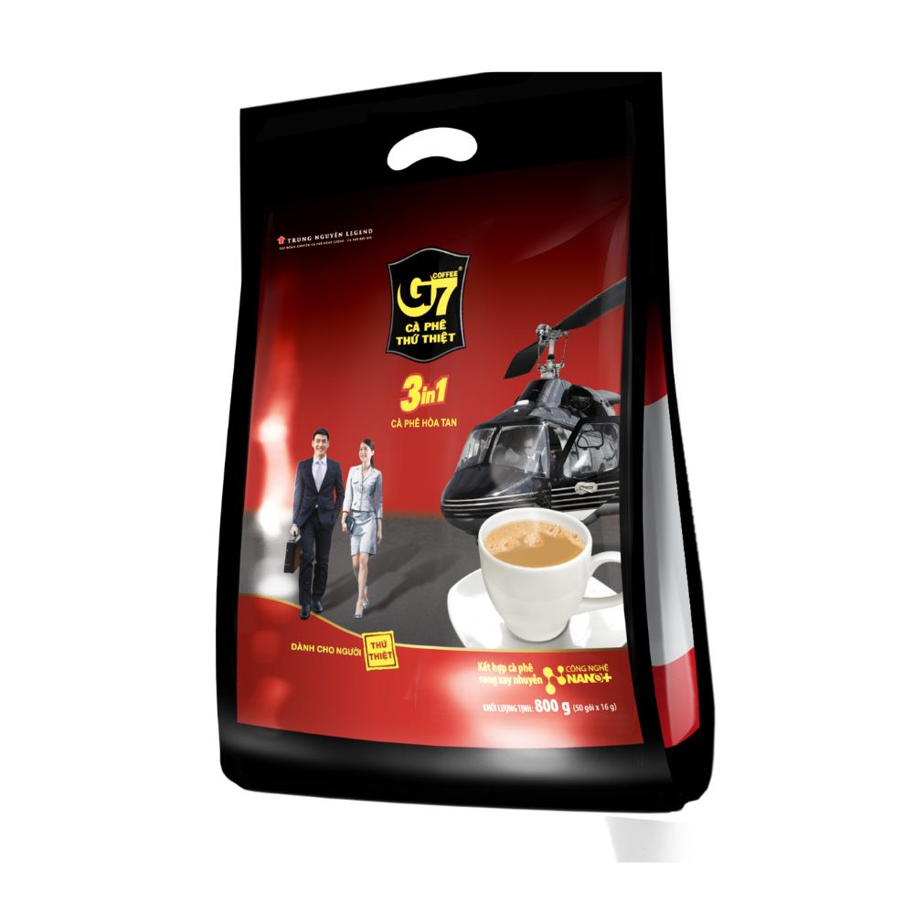 Combo 1 lon ensure 850g + 1 goi cafe g7