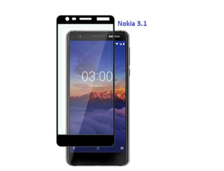 Kính cường lực full 9D cho Nokia 3.1