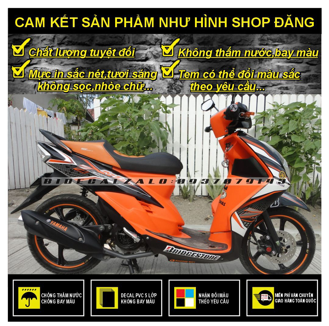 Hcm-bidecal- tem rời mio z ultimo trắng đen