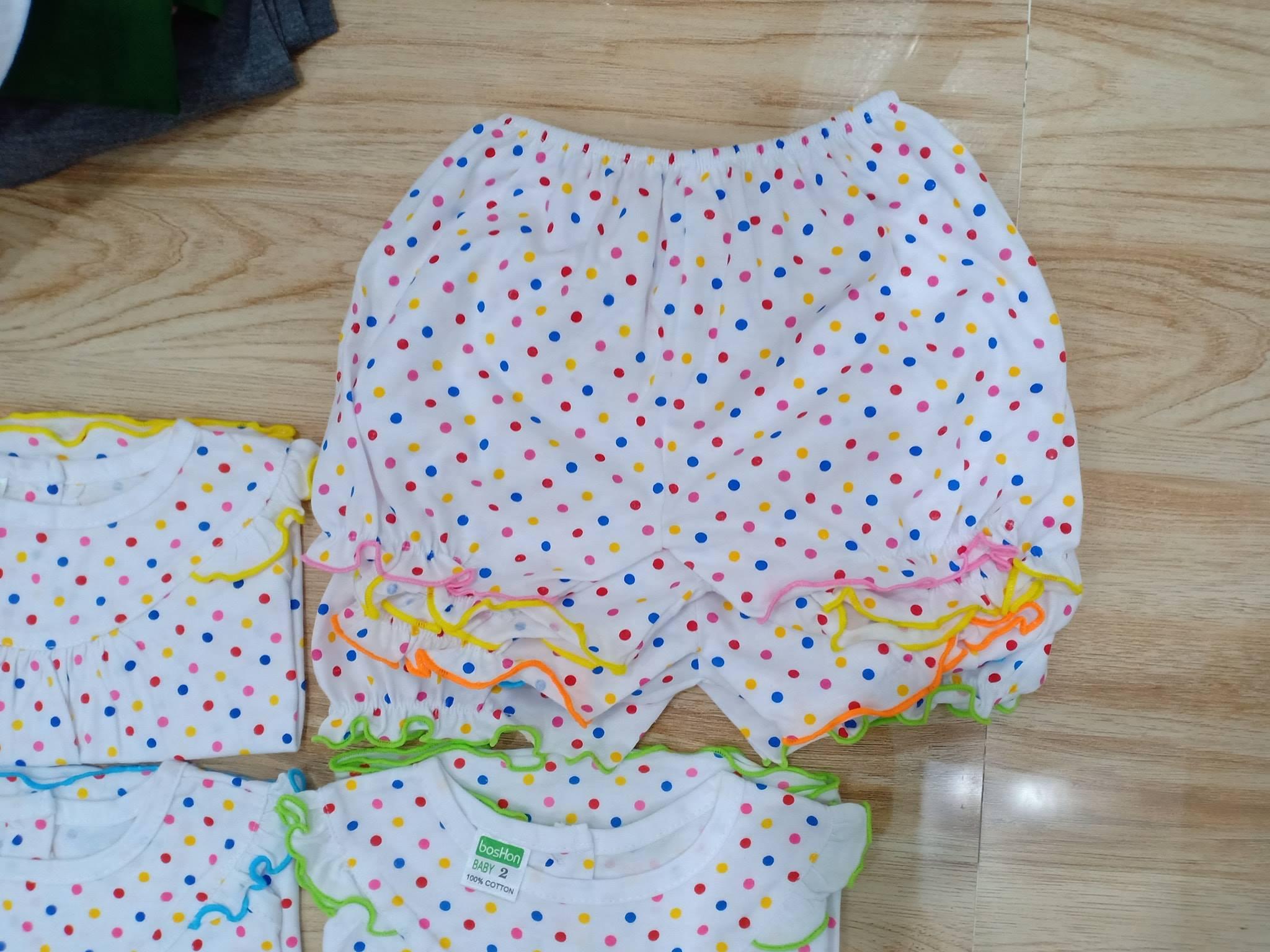Combo 10 quần bi phòng bé gái 3-17kg