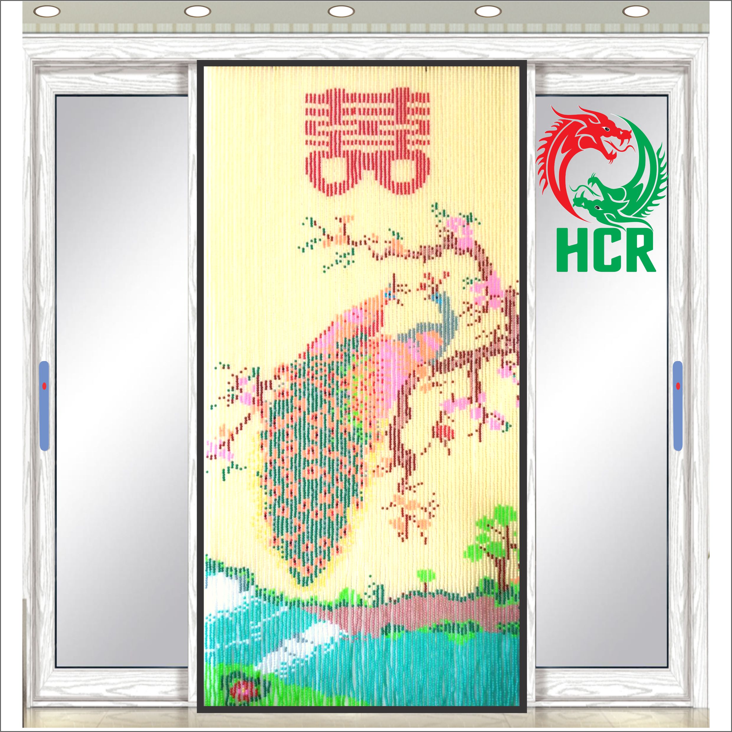 Màn hạt nhựa - Công ty Hai Con Rồng - Code 819 Uyên Ương