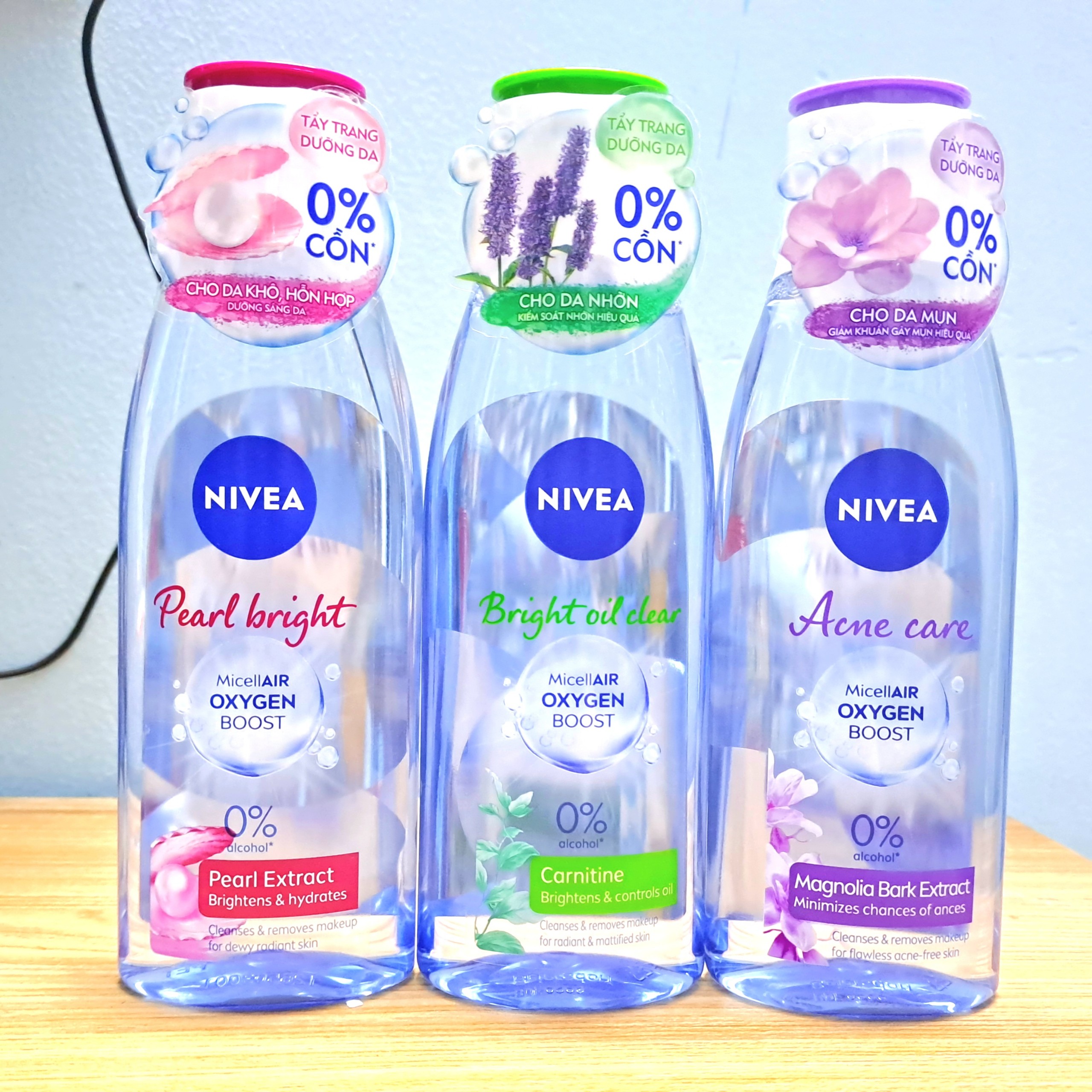 (200ml)Nước Tẩy Trang Không Cồn NIVEA 200ml