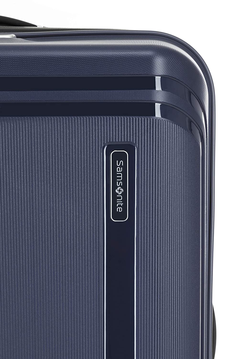 SAMSONITE Hartlan Polypropylene 55.5 cms Navy Hardsided Cabin Luggage (SAM HARTLAN Spinner 55 Navy)