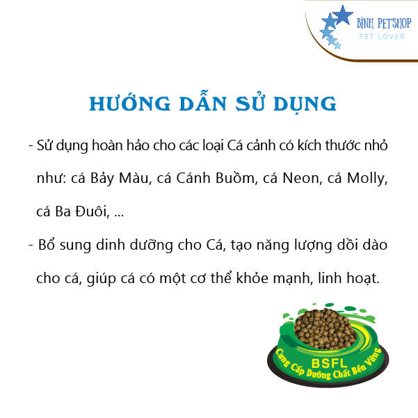 Thức ăn cho Cá Cảnh Nhỏ - Bổ sung dinh dưỡng