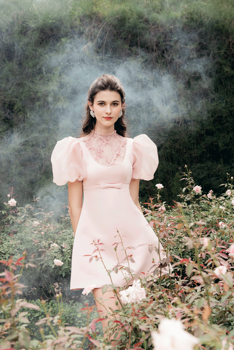 MIRA - Joyce Dress - Đầm thiết kế nữ màu hồng