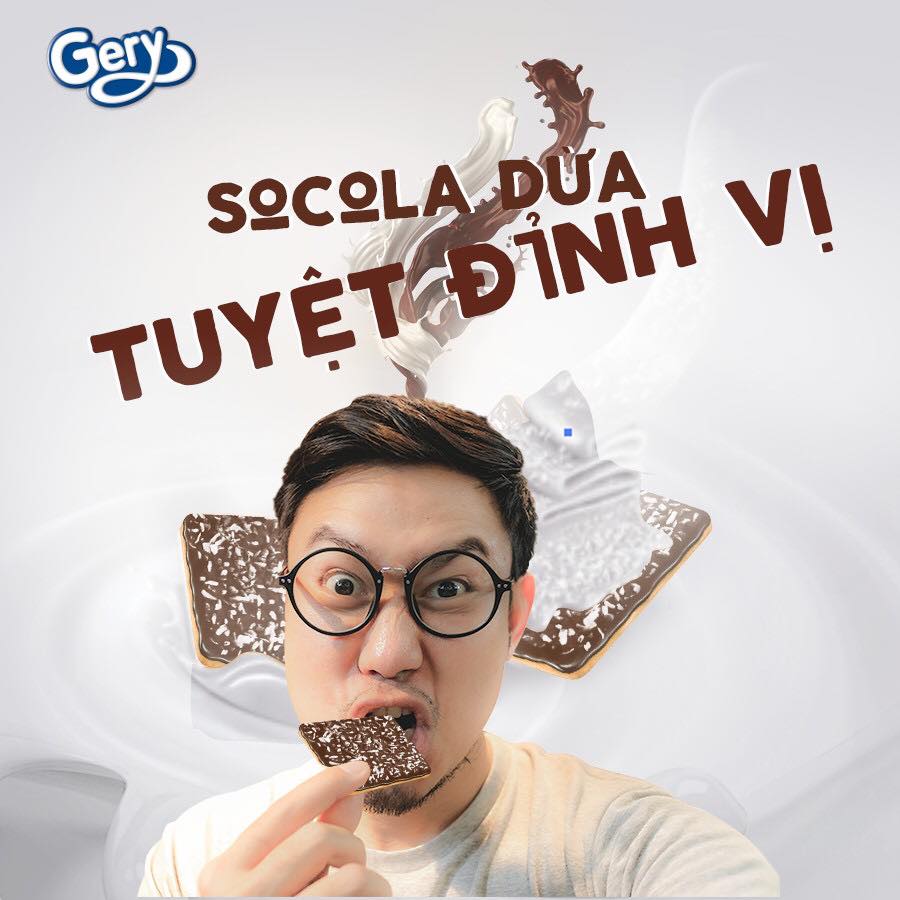 Bánh Quy Gery Socola Phủ Dừa 106,5g